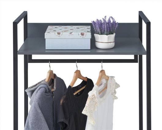 Zahra Open Wardrobe with 4 Shelves