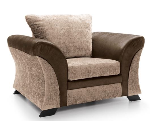 Farrow Armchair Brown & Beige