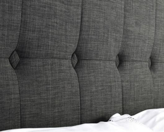 Sorrento Ottoman King Bed - Dark Grey