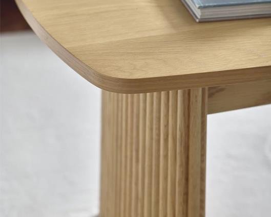 Louis Compact Coffee Table Light Oak