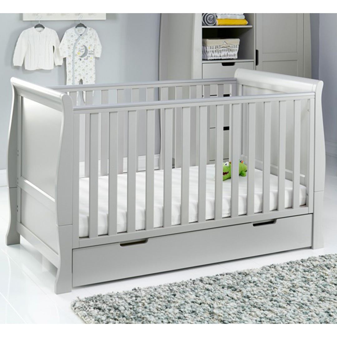 Stamford Classic Cot Bed-Warm Grey