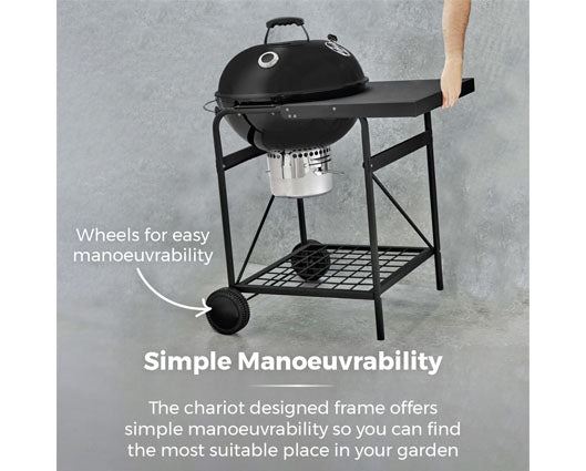 Grill with Side Table