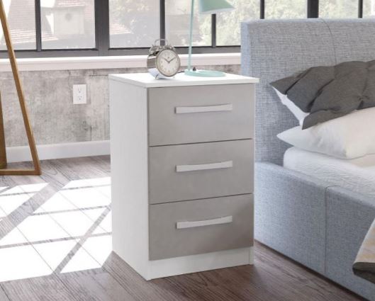 Lynx 3 Drawer Bedside