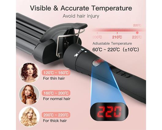 5-in-1 Curling Wand Set