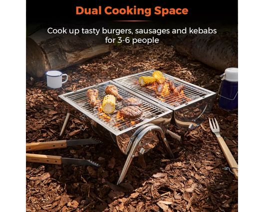 Tower Party Drum Portable Charcoal BBQ