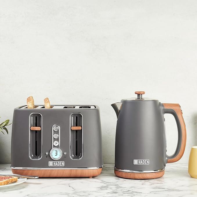 Haden Dorchester Toaster 4 Slice Grey