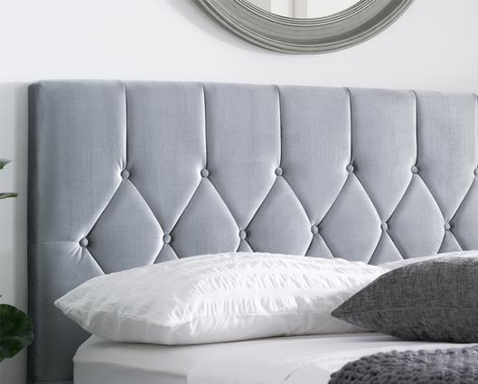 Loxley Small Double Bed - Grey