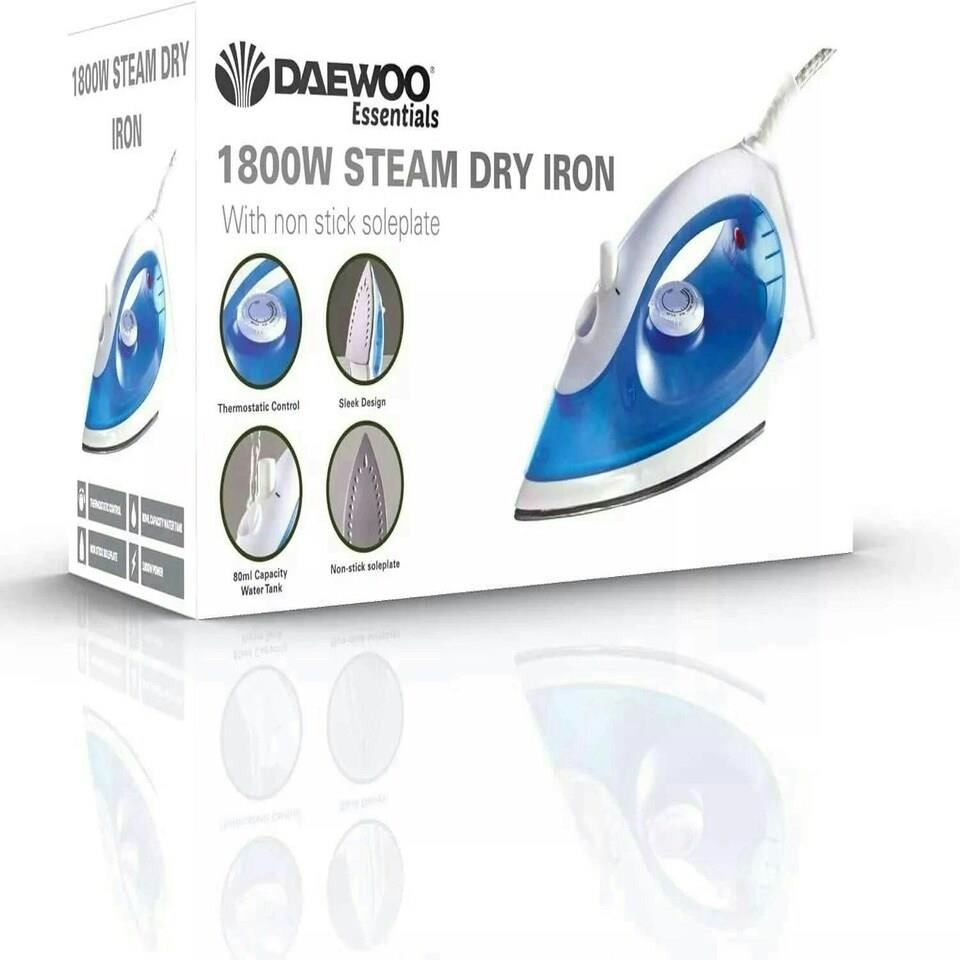 Daewoo Steam Dry 1800w Iron