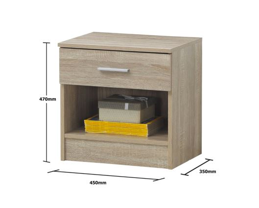 Nightstand with 1 Drawer