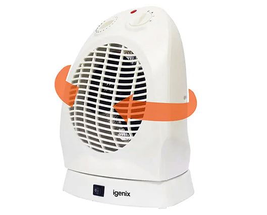 Igenix IG9021 2000W Upright Fan Heater White