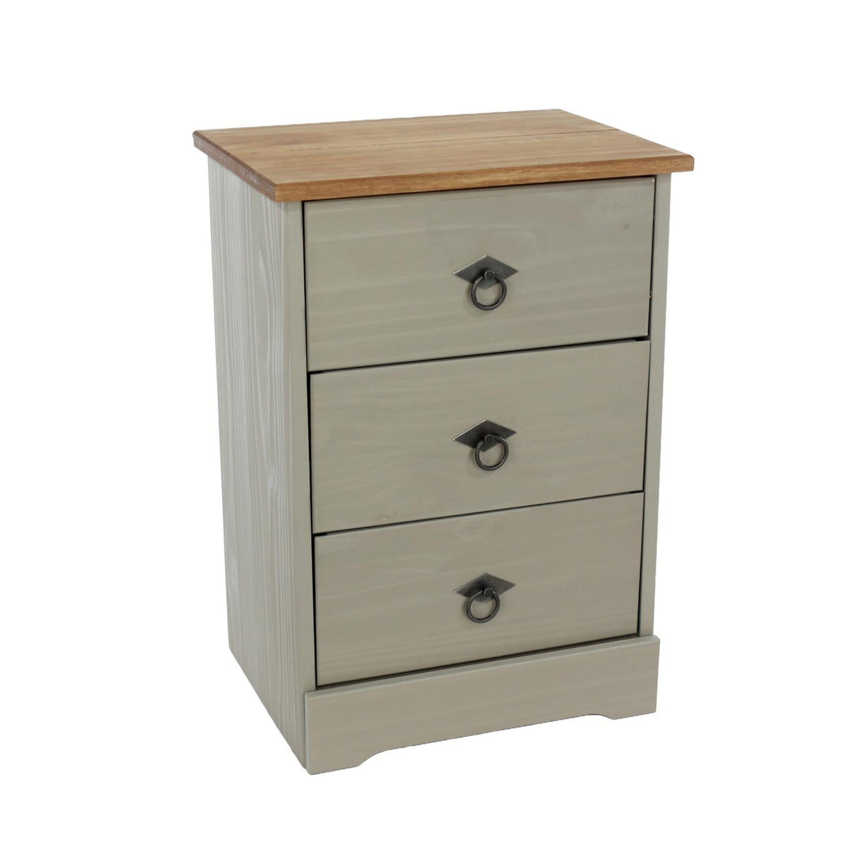 Corona Classic 3 drawer bedside cabinet