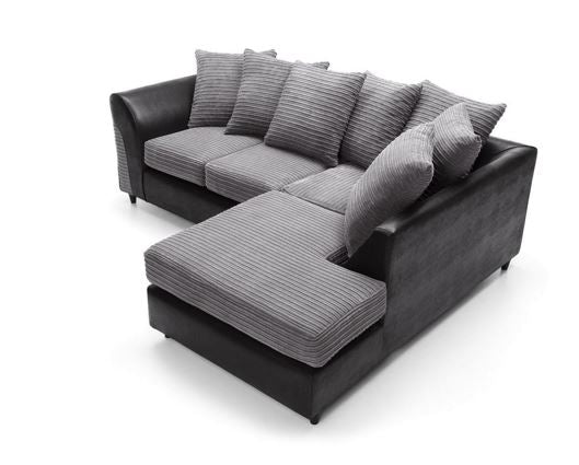 Harvey Right Facing Corner - Black & Charcoal