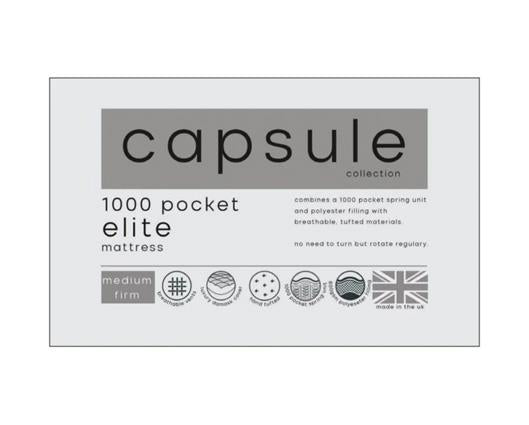 Capsule Elite Pocket 1000 Mattress - Small Double