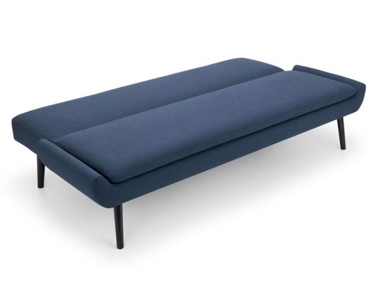 GAUDI CURLED BASE SOFABED - BLUE
