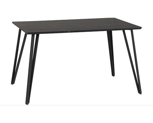 MARLOW & AVERY DINING SET (X4 CHAIRS) - BLACK MARBLE/SAPPHIRE BLUE VELVET