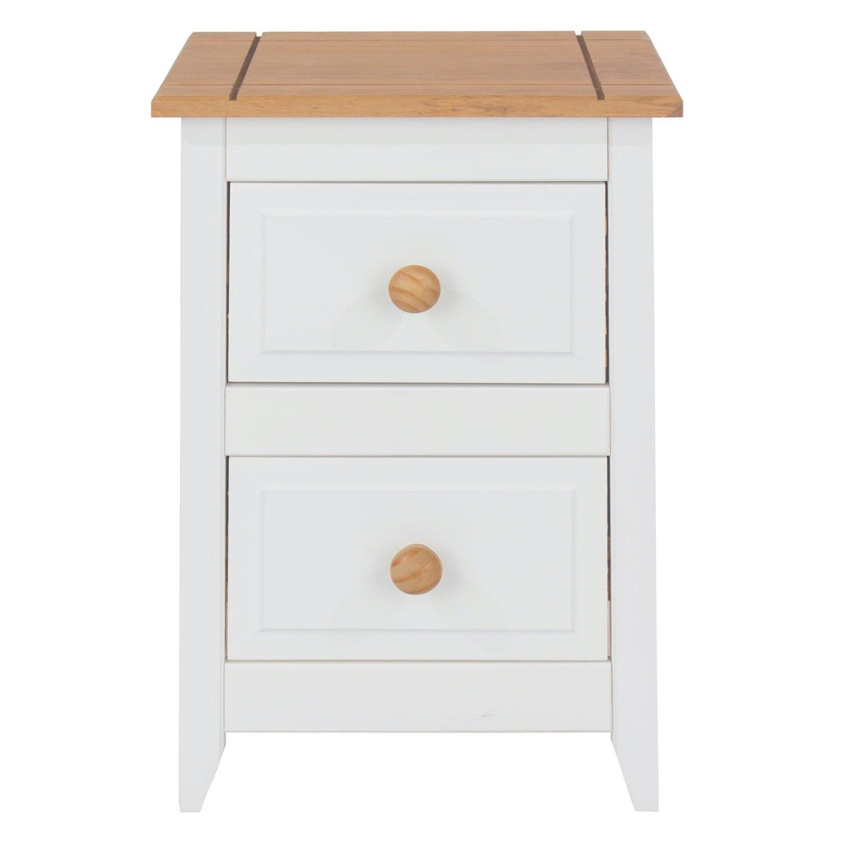 Capri 2 Drawer Petite Bedside Cabinet
