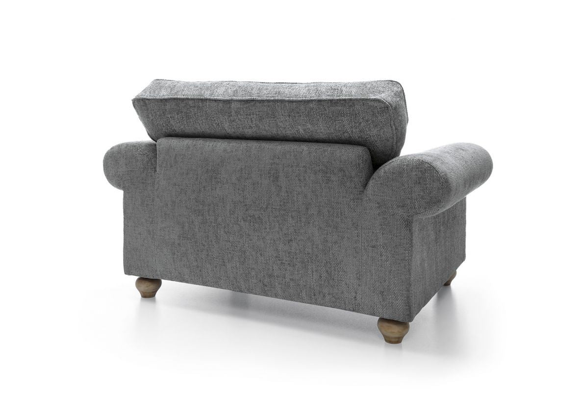 Ingrid Love Seat - Steel Grey