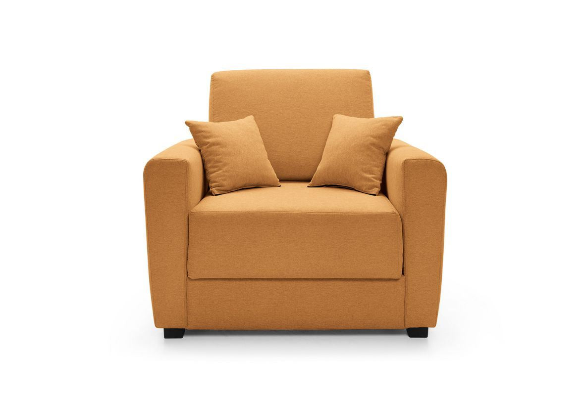 Olly Single Sofa Bed - Saffron