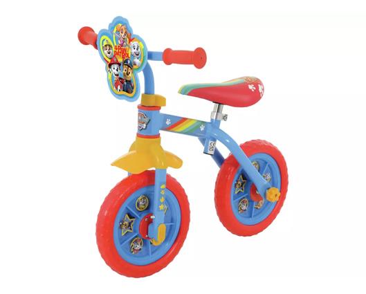 Paw Patrol 2 in 1 10" Training Bike