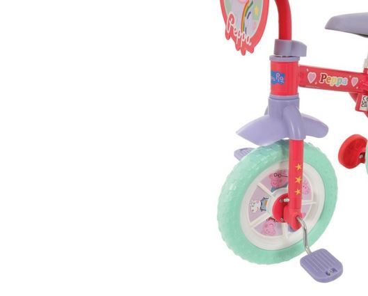 Peppa Pig My First 2-in-1 10" Training Bike