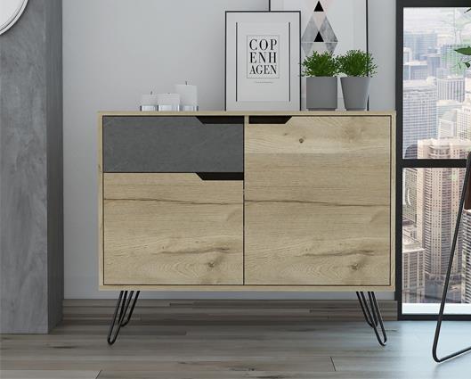 Manhattan Small Sideboard with 2 Doors, 1 Drawer