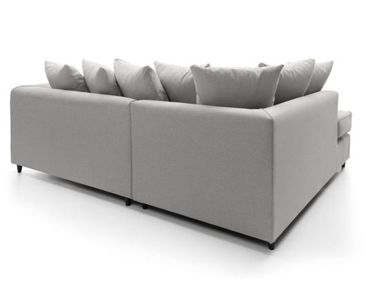 Darcy Left Hand Facing Corner Sofa-Light Grey