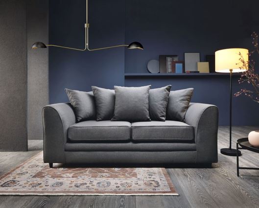 Darcy 3 Seater-Dark Grey
