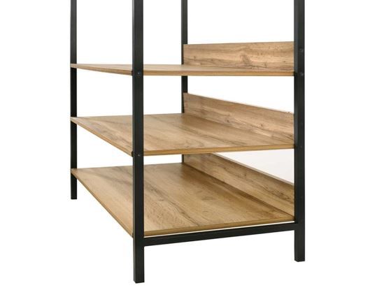 Zahra Open Wardrobe with 4 Shelves