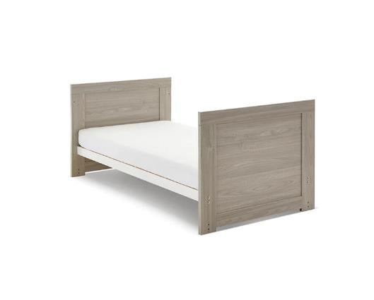 Nika Mini Cot Bed - Grey Wash & White