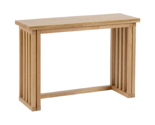 Richmond Foldaway Dining Set (2 Stools) - Oak Varnish