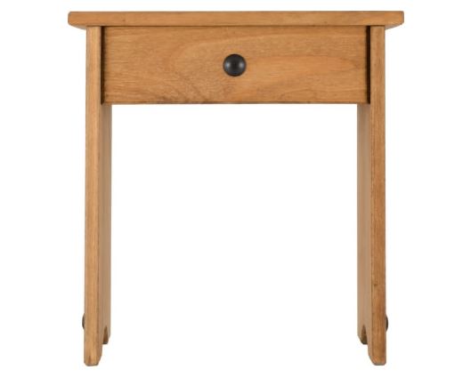 Corona Dressing Table Stool - Distressed Waxed Pine