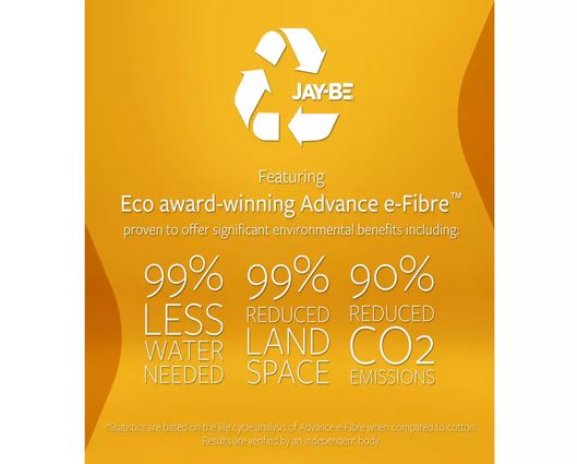 Jay-Be� Bio Fresh Hybrid 2000 e-Pocket Eco-Friendly Mattress - King