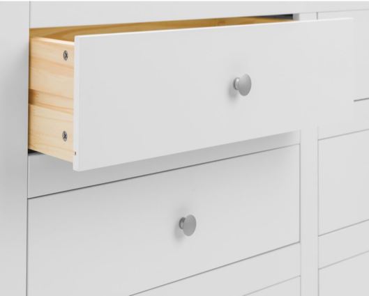 RADLEY 6 DRAWER CHEST - SURF WHITE