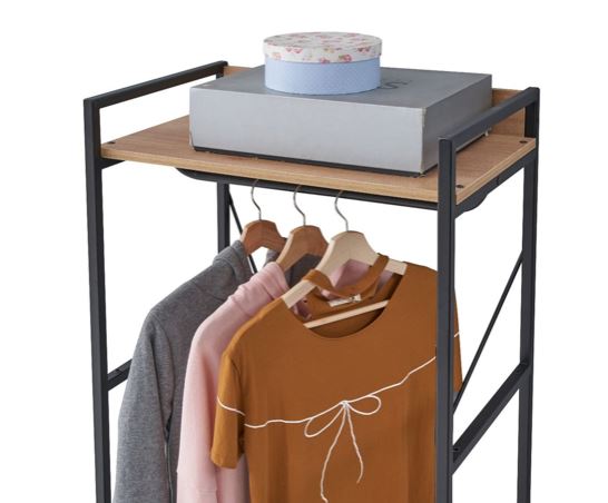 Claire Open Wardrobe- Riveria Oak