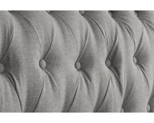 Valentino King Bed - Grey