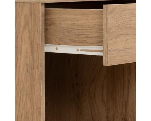 DAKOTA 1 DRAWER BEDSIDE - OAK EFFECT