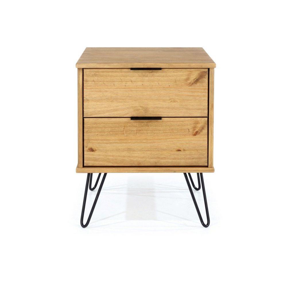 Augusta 2 Drawer Bedside Cabinet