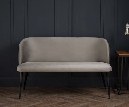 Zara Dining Bench Grey