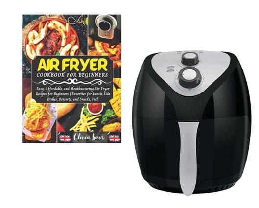 Daewoo 3.6L Single Pot Air Fryer and Cook Book