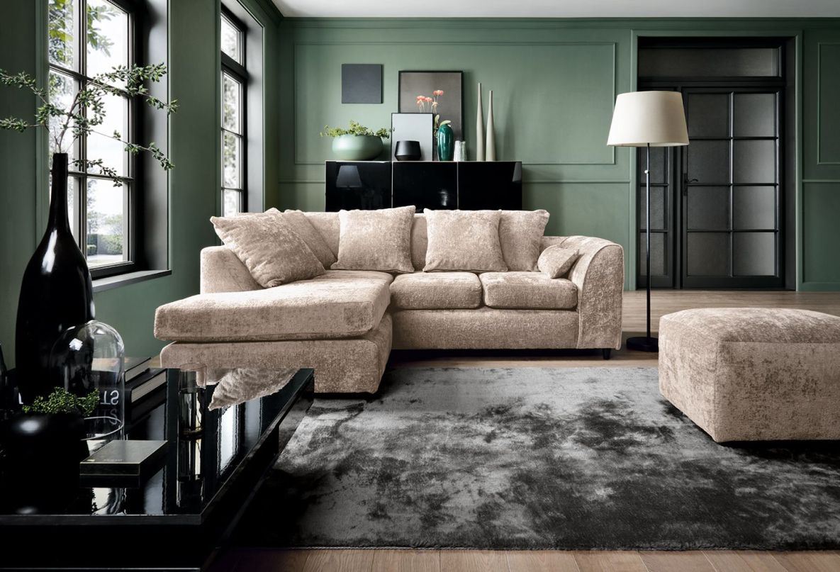 Harriet Left Corner Sofa - Cream