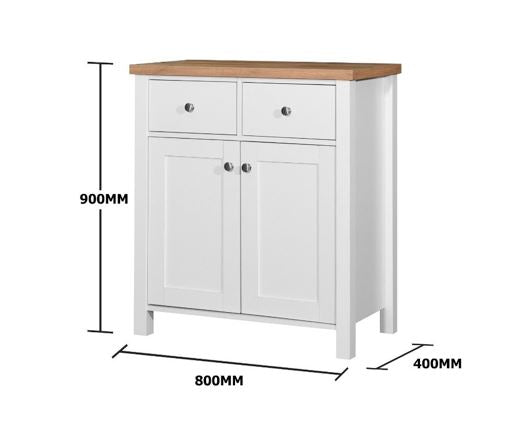 Astbury Compact Sideboard 2 Doors & 2 Drawers