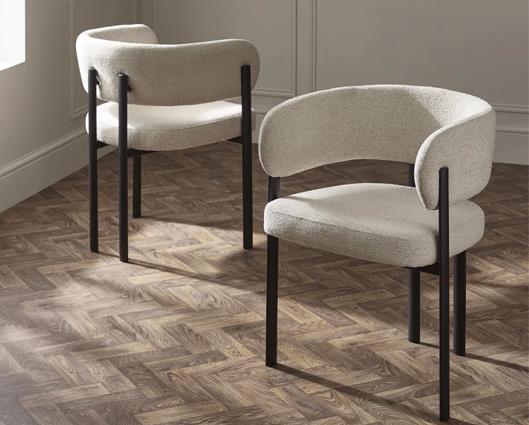 Set of 2 Bolivia Dining Chairs