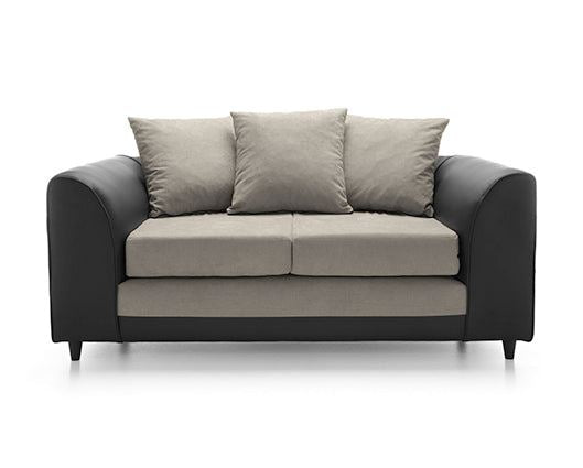 Dylan 2 Seater- Brown & Beige
