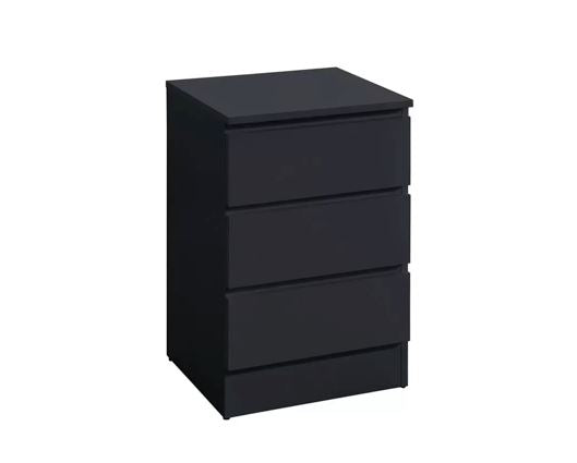 Oslo 3 Drawer Bedside