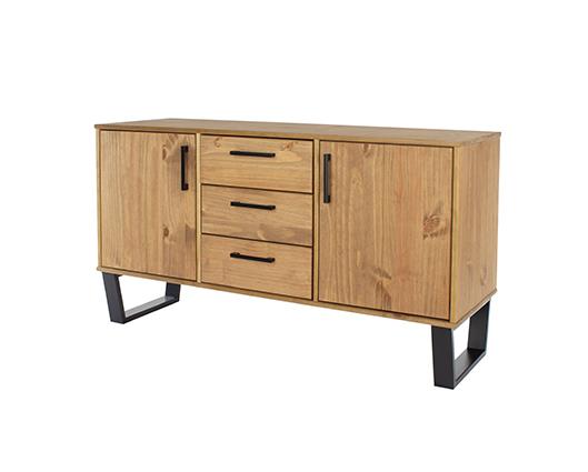 Texas medium sideboard with 2 doors, 3 drawers