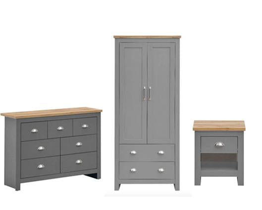 Lisbon 3 Piece Bedroom Set