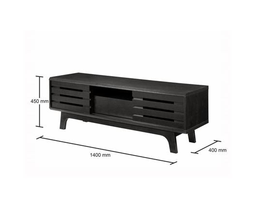 TV Cabinet with Sliding Doors
