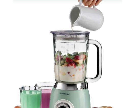 Ariete Vintage 1.5 Litre Glass Jug Blender - Green