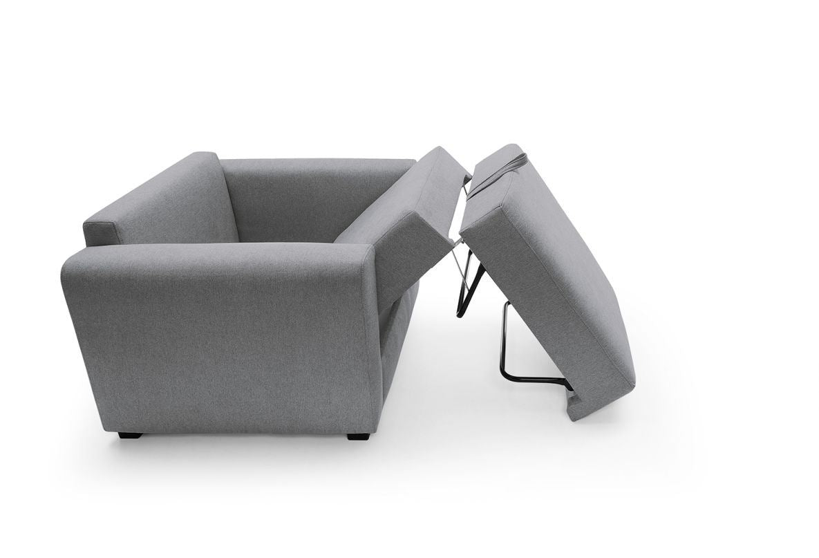 Olly Single Sofa Bed - Cool Grey