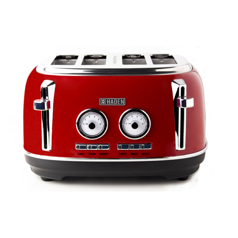 Haden Jersey Red 4 Slice Toaster